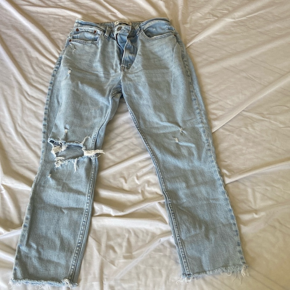 Abercrombie skinny high rise curve love jeans